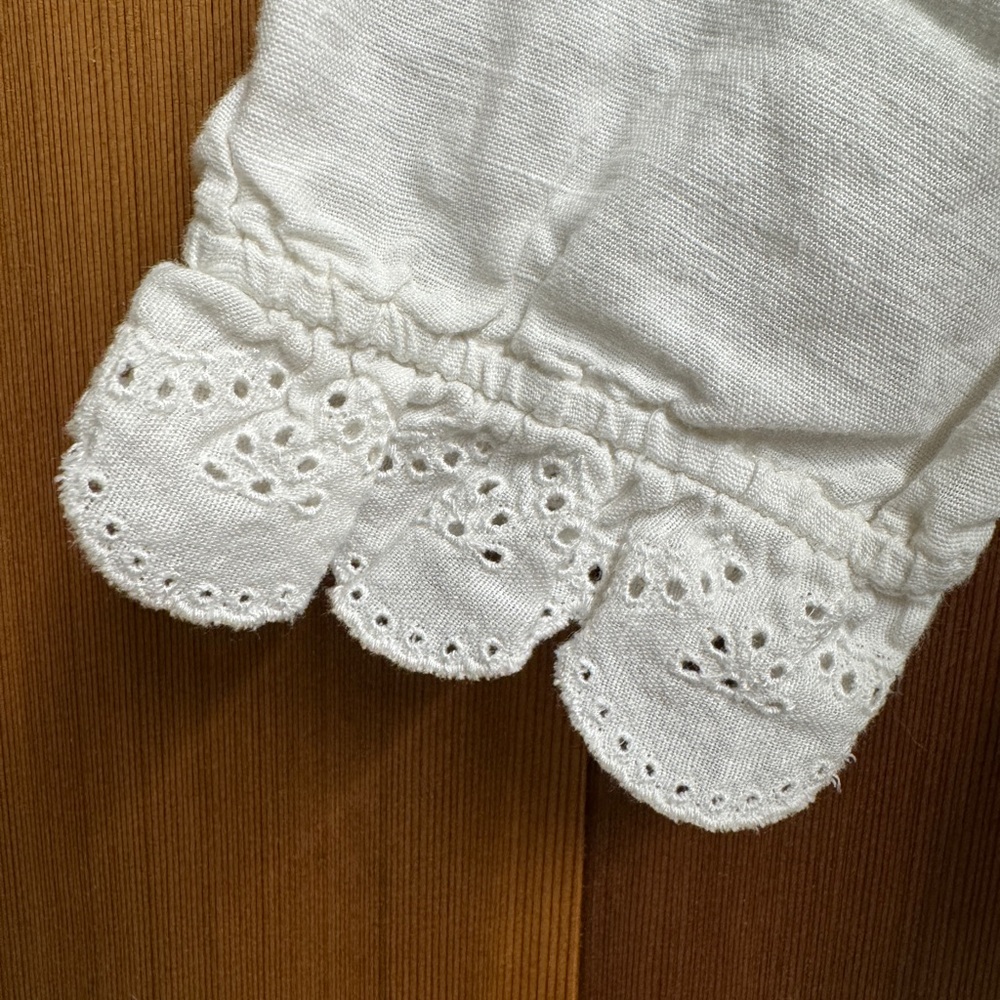 Sezane White Ruffle top - Picture 3 of 3